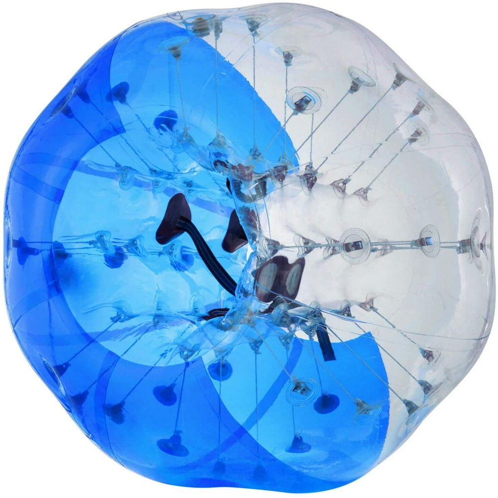 INTBUYING 1.5m Inflatable Bumper Ball Kids Adults Transparent Body