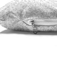thumbnail image 4 of Floral Pet Bed, Simplistic Damask Baroque Design Ivy Style Motifs Pattern on Plain Backdrop, Resistant Pad for Dogs and Cats Cushion with Removable Cover, 24" x 39", White and Pale Grey, by Ambesonne, 4 of 4