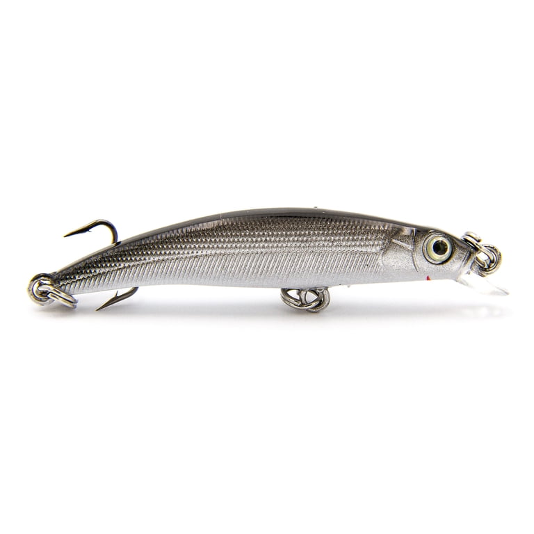 Ozark Trail 1/16 Ounce Black Silver Minnow Lure for Bass Predatory Fish - Walmart.com Ozark Trail 1/16 Ounce Black Silver Minnow Lure for Bass Predatory Fish - Walmart.com