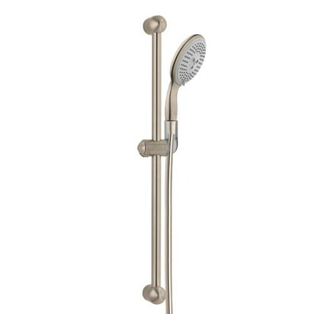 Hansgrohe 04265820 Unica E 24" Wall Bar Set with Multi-Function Hand Shower and 63" Techniflex Hose, Various Colors