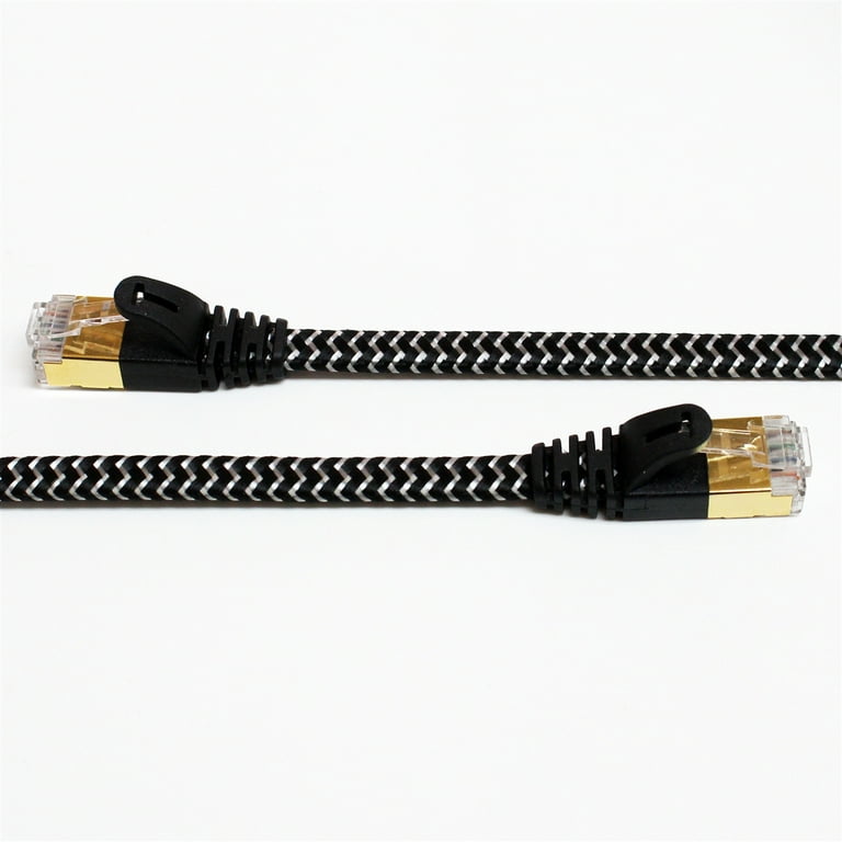 CAT-7 10 Gigabit Ethernet Ultra Flat Patch Cable for Modem Router