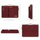 thumbnail image 5 of Bolsa de hombro para portátil MOSISO 360 Protective de 15 a 15,6 pulgadas, color rojo vino, 5 of 7
