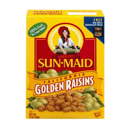 Sun-Maid California Golden Raisins, 15.0 Oz