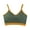 Army Green, variant on Women's Spaghetti Strap Sports Bra with Built in Padded Yoga Bras Gym Athletic Scoop Neck Soft Cami Bra