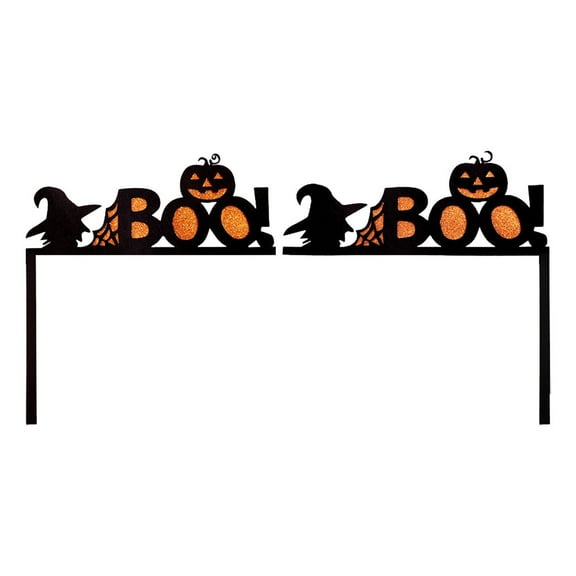 Halloween Decorations Indoor Outdoor - Halloween Door Frame Decorations - Halloween Door Corner Halloween Door Corner Sign Decoration Double Door Angle Sign Metal For Halloween Decor