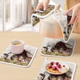 thumbnail image 5 of Farm Cow Pig Pot Holders for Kitchen Heatproof Potholder, 5 Pack Farmhouse Animals Retro Fench Wood Bran Hot Pads Multipurpose Oven Pads Cloth Potholders Trivet for Cooking Baking, 5 of 8