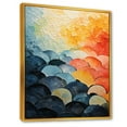 thumbnail image 2 of Designart "Geometric Cubism Clam Seashores" Clam Floater Framed Canvas Prints, 2 of 5