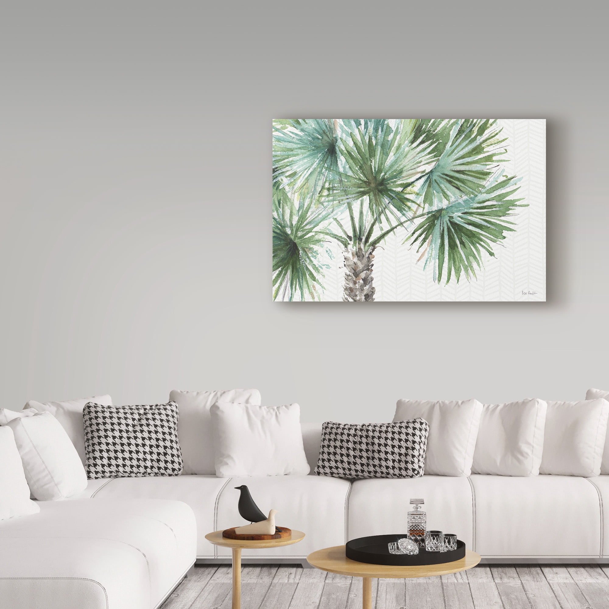 Trademark Fine Art 'Mixed Greens I' Canvas Art by Lisa Audit