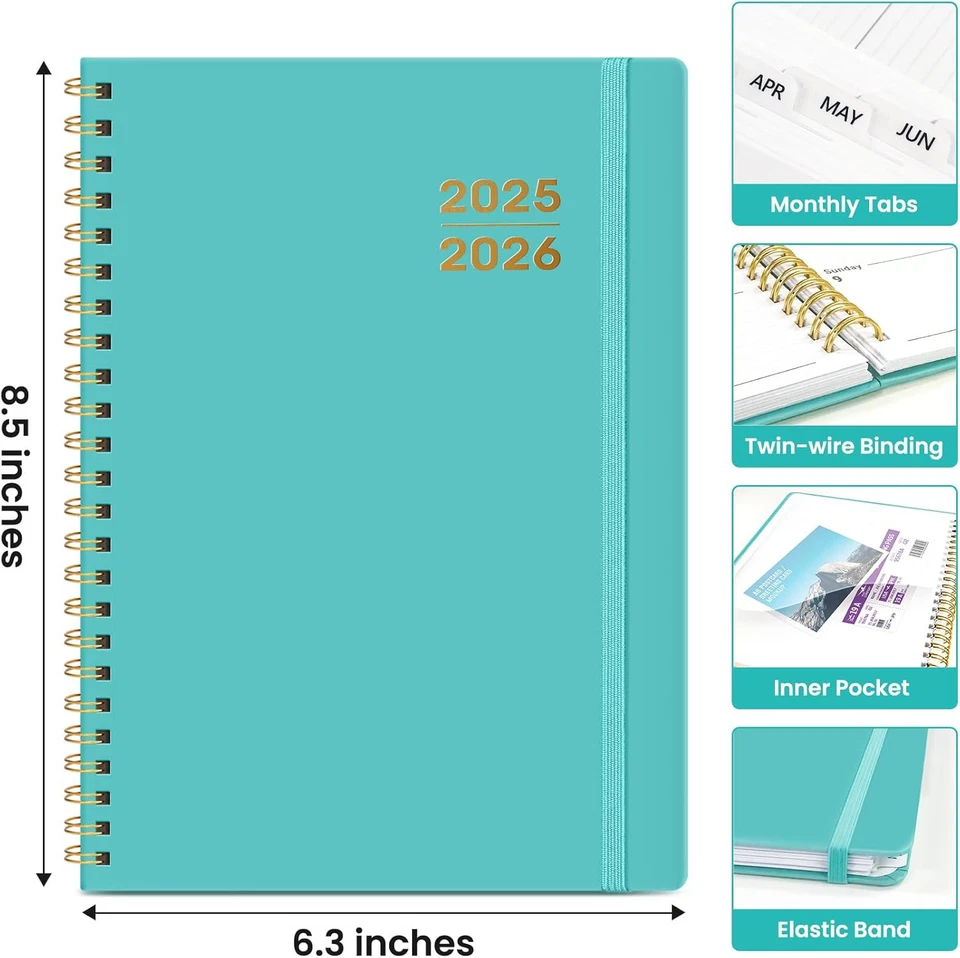 2025-2026 Planner, 12-Month Daily Weekly Monthly Planner From Jul.2025 To Jun...