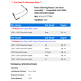 thumbnail image 2 of Power Steering Return Line Hose Assembly 1 - Compatible with 2000 - 2005 Chevrolet Impala - Autopart Premium, 2 of 2
