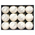 thumbnail image 4 of Usloyux Under $5 Flocked Christmas Ball Ornaments, 12-Pack Velvet Xmas Tree Decor, Plastic Hanging Spheres for Indoor Holiday Display, Winter Party Supplies, 4 of 9