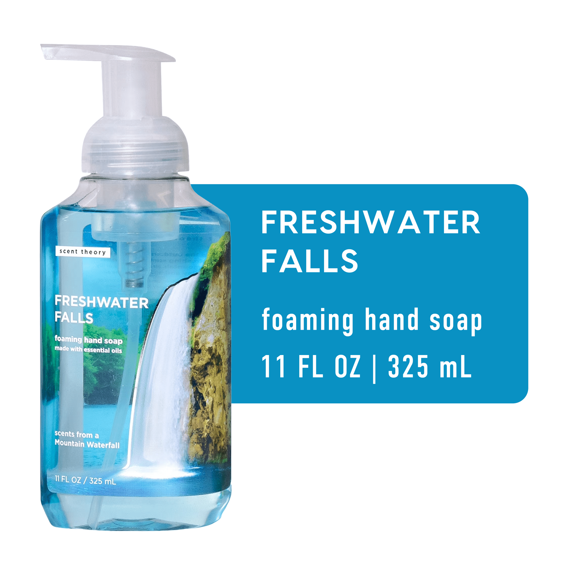 Scent Theory Foaming Hand Soap, Freshwater Falls, 11 fl oz