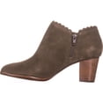 thumbnail image 3 of Womens Jack Rogers Marianne Scalloped Low Rise Booties, Olive, 3 of 6