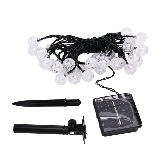 Guirnalda De Luces Para Exteriores, 8-12 Horas De Trabajo, Protección Del Medio Ambiente, Guirnalda De Luces LED Solar De 21 Pies, 30LED Para Decoración De Césped Y Patio Al
