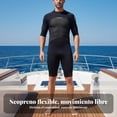 thumbnail image 2 of Abbraccia Traje de neopreno 2/3mm, unisex, térmico, resistente al frío, snorkel, surf, invierno, 2 of 6