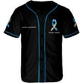 thumbnail image 2 of Lotusprinthandmade Personalized Autism Awareness Baseball Jersey XS-5XL Multicolor (2XL), custom name autism jersey, autism themed baseball shirt, 2 of 5