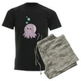 thumbnail image 6 of CafePress - Cute Pink Octopus Pajamas - Men's Dark Loose Fit Cotton Pajama Set, 6 of 7