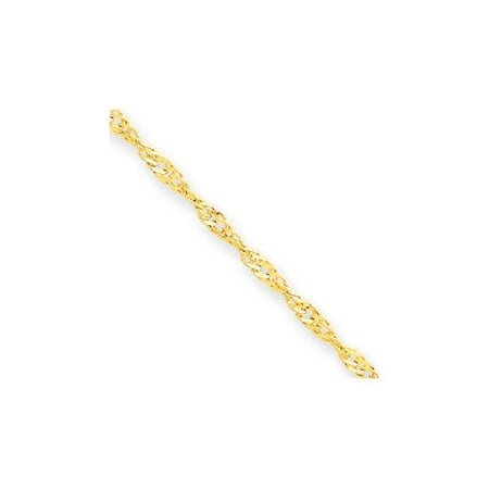 Jewelryweb 14K Spring Ring Bracelet
