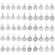 thumbnail image 2 of 50 Uds. Etiquetas numeradas redondas Número de acero inoxidable 1-50 etiquetas etiquetas de jardín de infantes etiquetas numéricas portátiles, 2 of 7