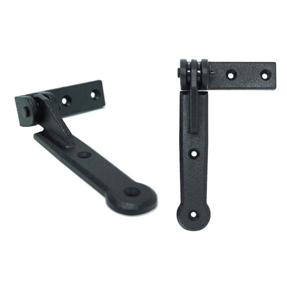 Bermuda Shutter Hinge, Black - Set of 2