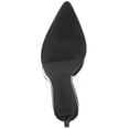 thumbnail image 4 of BAR III Womens Black Transparent Studded Padded Brielle Pointed Toe Stiletto Slip On Pumps Shoes 8 M, 4 of 4