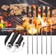 thumbnail image 4 of 6 Piezas de Largas Brochetas de Kebab, Brochetas de Boba de Acero inoxidable de acero inoxidable. De de, 4 of 7