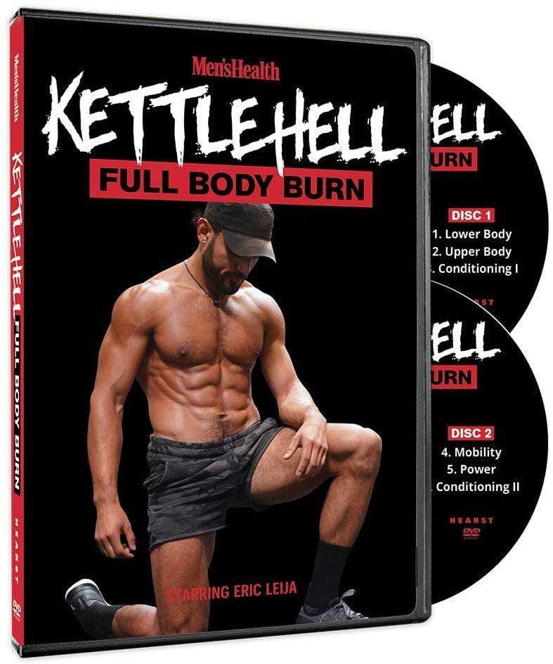 Men S Health Kettlehell Kettlebell Workouts Starring Eric Leija 2 Dvds Walmart Com