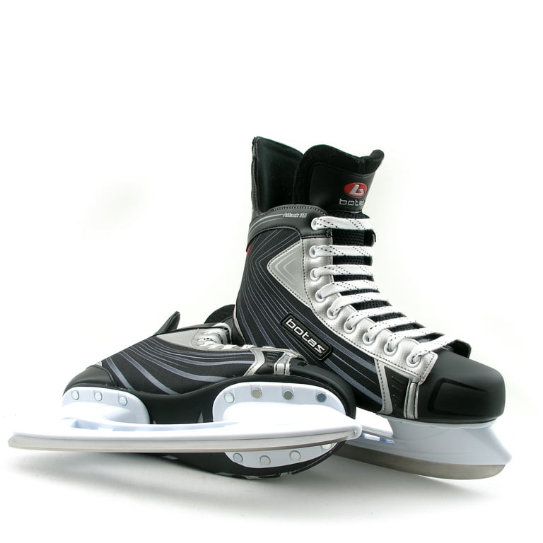 Botas - Draft 281 - Men's Ice Hockey Skates | Made in Europe (czech Republic) | Color: Black, Size adult 7.5