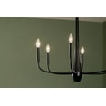 thumbnail image 3 of 52525BK Kichler Lighting Deela - 6 Light Chandelier-22.5 Inches Tall and 28 Inches Wide-Black Finish, 3 of 12