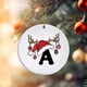 thumbnail image 5 of ¡Descuentos Directos!, Adorno con nombre y letra Adorno con inicial familiar Adorno personalizado Adorno navideño con nombre y familia Regalo de Navidad Akmoler, 5 of 9