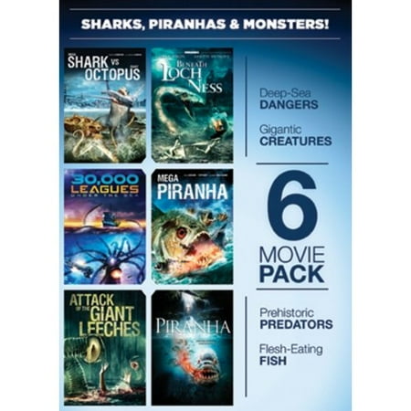 Platinum Us Distrib 6-movie Pack: Sharks, Piranha Dvd Mp Ff