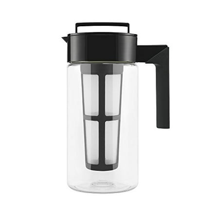 

Takeya Iced Tea Maker with Patented Flash Chill Technology Made in USA 1 Quart Black