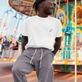 thumbnail image 3 of Dalix Ghost Embroidered Fleece Jogger Cuff Sweatpant Sweats Soft Warm Mens in Storm Gray 2XL XX-Large, 3 of 5