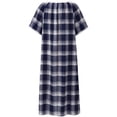 thumbnail image 5 of Sleepwear for Women Soft Comfy - Women's Nightgown,Novelty Sleepshirts O-Neck Short Sleeve Sleep Shirt Loose Comfortable Casual Pajama Sleepwear XL-5XL, 5 of 9