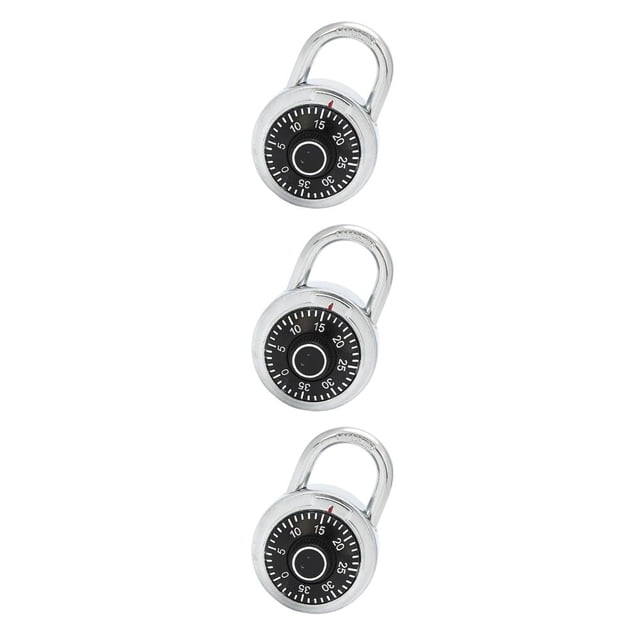 Speravity Rotary Padlock Zinc Alloy Digital Code Cabinet Portable Anti-theft Lock Locks Padlocks Password Combination Security Lightweight Type1 NO1 Speravity CBP584581