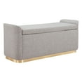 thumbnail image 5 of Dobo Storage Bench Gray Bench, Modern Style, Seats up to 2, Plywood, Indoor Living, 5 of 5
