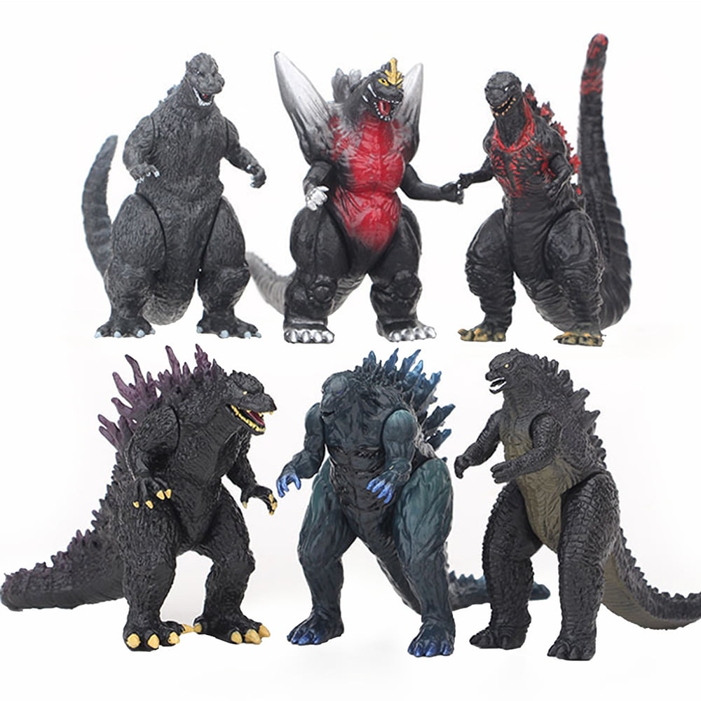 Set of 10 Godzilla Action Figures Toys Set Dinosaurs Playset Kids Christmas Gift 