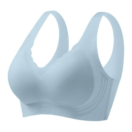 Women s Ice Silk Seamless Woman Bra Cold Feeling Thin Soft Women s Bras Support Breathable Comfortable Bra Seamless Sports Bra Fixed Cup Underwear Wireless Bra for Women Womens Bras Comfortable