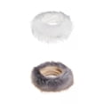 thumbnail image 1 of 2 Piezas Diadema de Piel Sintética Calentadores de Peludas de Invierno Orejeras Diademas para, 1 of 9