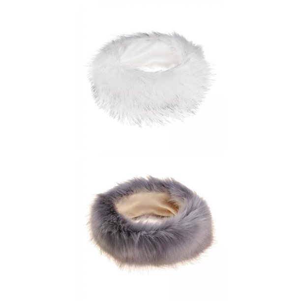 2x Diadema para Mujer, Orejeras Peludas, Diademas para Cubrir Las Frías