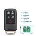 thumbnail image 5 of KR55WK49264 Car Smart Key 5 Buttons for S60 S60L S80 XC60 XC70 V40 2007-2016 ID46 PCF7953 Chip 433M, 5 of 5