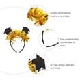 thumbnail image 3 of WEUVEB 2Ud Diademas Negras Para Graduación Con De Birrete Creativo Y Para Fiestas, 3 of 8