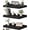 Black, variant on 12" Deep Floating Shelves for Wall - 12 x 16 inch Book Shelf Bathroom Bedroom Kitchen Living Room Hanging Bookshelf Farmhouse Set of 3, Black