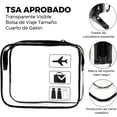 thumbnail image 2 of Cosmetiquera Transparente PVC para Maquillaje, 3 Pack Bolsa Transparente de Viaje, Neceser Impermeable para Viaje Avion, Neceser Maquillaje Portátil para Liquidos Bolsas de Aseo para Hombres y Mujeres, 2 of 4