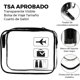 thumbnail image 2 of Cosmetiquera Transparente PVC para Maquillaje, 3 Pack Bolsa Transparente de Viaje, Neceser Impermeable para Viaje Avion, Neceser Maquillaje Portátil para Liquidos Bolsas de Aseo para Hombres y Mujeres, 2 of 4