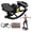 Black-1, variant on Kdymod Lateral Rocking Fitness Stepper, Low Impact Portable Exercise Stepper, Workout Machine, Rock Stepper Machine with Digital Monitor/Resistance Bands