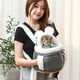 thumbnail image 5 of Transportín De Peluche Para Mascotas Mochila transportadora de invierno acolchada para gatos, portátil, para Rkxzt, 5 of 8
