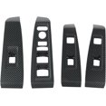 thumbnail image 1 of HUGFEGWE 4Pcs Window Lift Switch Panel Cover Carbon Fiber Door Window Lift Panel Cover Sturdy Strong Protection for Accord (High Configuration) CJB91-76933, 1 of 7