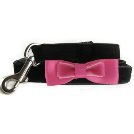 Diva-Dog 10022931 Bowtie Pink Bow Teacup Leash
