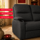 thumbnail image 4 of Sillón Reclinable Doble 284.5 Sport, Atlas del Descanso Color Gris Oxford Con Portavasos, 4 of 8